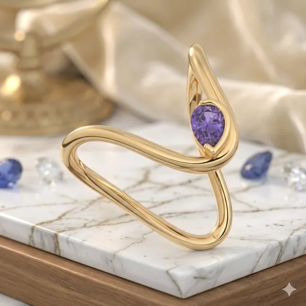Gold_Alloy_Statement_Ring_For_Women