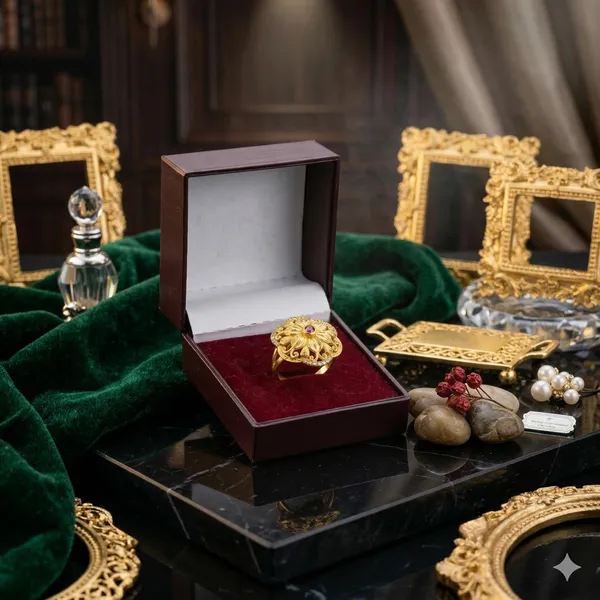 Gold_Alloy_Floral_Ring_For_Women