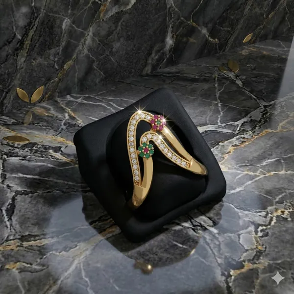 Gold_Alloy_VShaped_Ring_For_Women