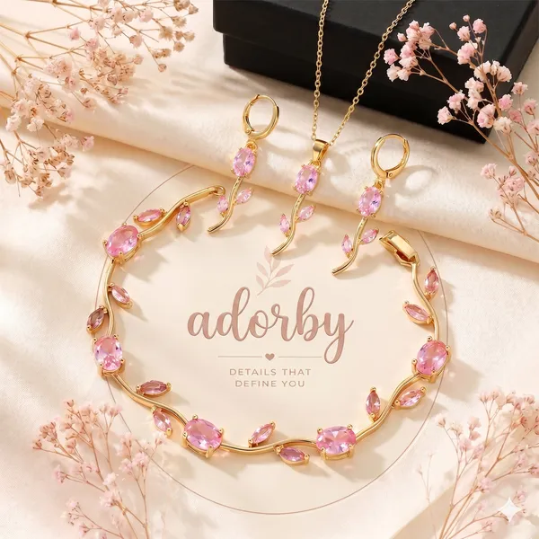 viral_tulip_bracelet__necklace_earring_daily_wear