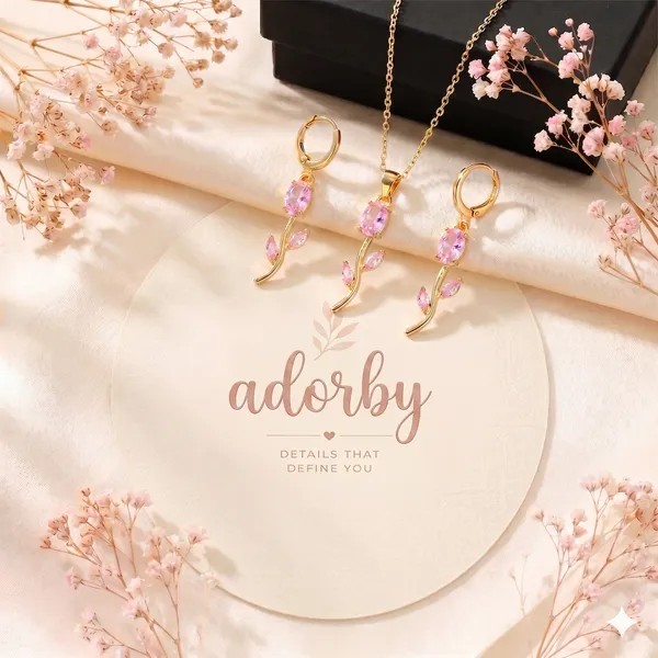 viral_tulip_bracelet__necklace_earring_daily_wear