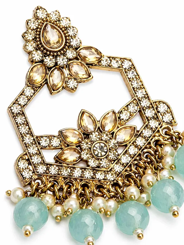 Indian_Shringar_Kundan_Chandbali_Earrings_|_Sky_Blue_Bead_Jhalar_Designer_Hexagon_Earrings_|_Pastel_Ethnic_Statement_Jewelry