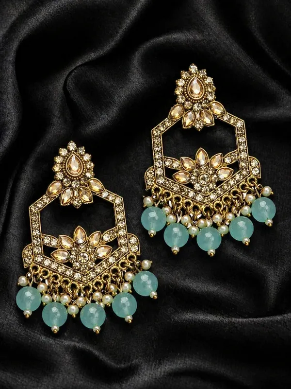 Indian_Shringar_Kundan_Chandbali_Earrings_|_Sky_Blue_Bead_Jhalar_Designer_Hexagon_Earrings_|_Pastel_Ethnic_Statement_Jewelry