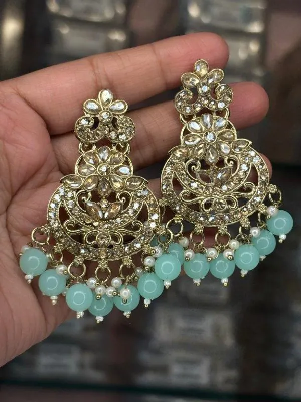 Aarohi_Sea_Green_Charm_Earrings