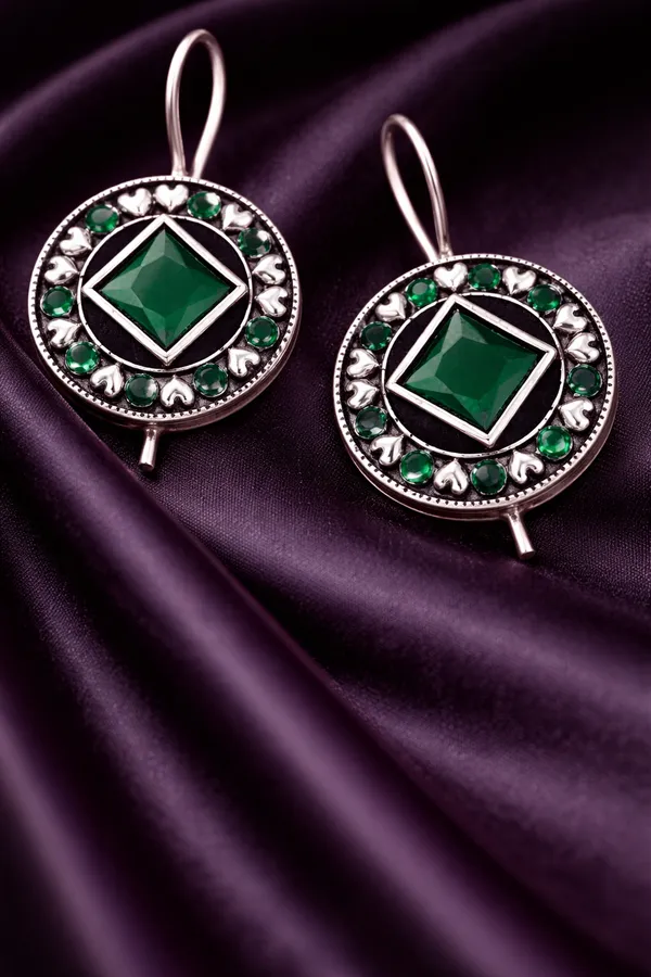 Green_Monalisa_Stone_Earrings_for_Women_|_German_Silver_Finish_Brass_Earrings_|_Lightweight_Ethnic_Jewelry_(1.2_Inch)