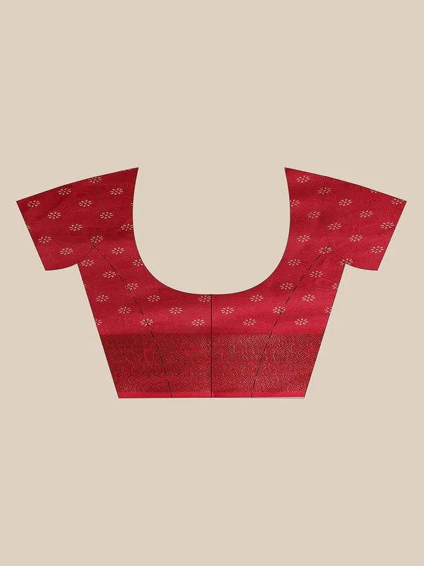Crimson_Red_Banarasi_Art_Silk_Saree_with_Traditional_Folk_Dance_Print_&_Rich_Zari_Border