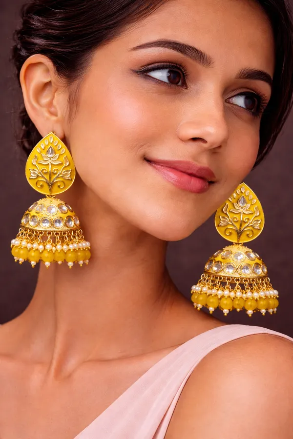 Elegant_Kundan_Meenakari_Jhumki_Earrings_for_Women_|_Traditional_Pearl_Drop_Ethnic_Jewelry_|_Lightweight_Wedding_&_Festive_Wear