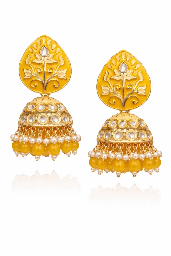 Elegant_Kundan_Meenakari_Jhumki_Earrings_for_Women_|_Traditional_Pearl_Drop_Ethnic_Jewelry_|_Lightweight_Wedding_&_Festive_Wear