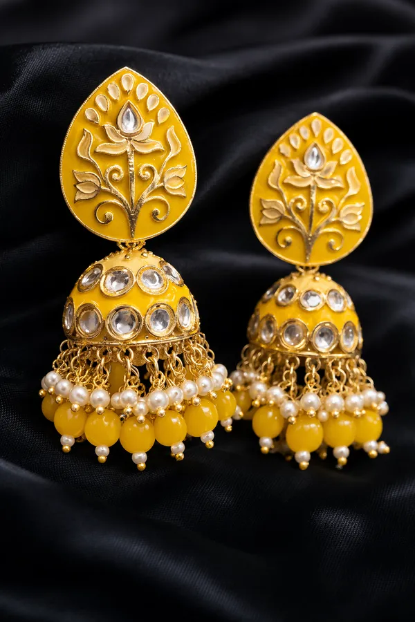 Elegant_Kundan_Meenakari_Jhumki_Earrings_for_Women_|_Traditional_Pearl_Drop_Ethnic_Jewelry_|_Lightweight_Wedding_&_Festive_Wear