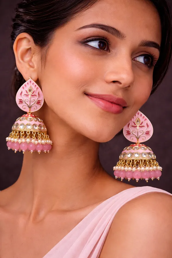 Elegant_Kundan_Meenakari_Jhumki_Earrings_for_Women_|_Traditional_Pearl_Drop_Ethnic_Jewelry_|_Lightweight_Wedding_&_Festive_Wear