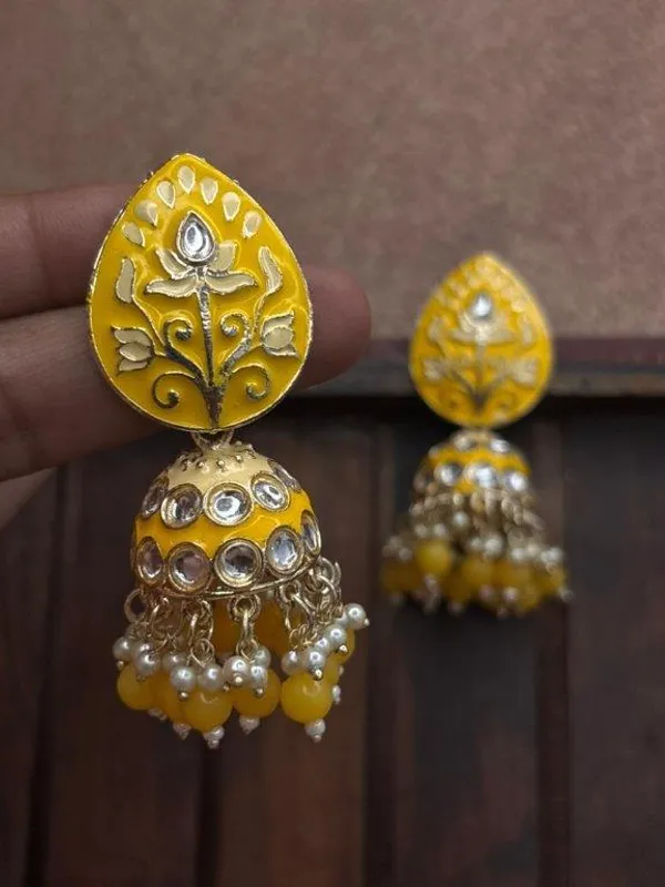 Elegant_Kundan_Meenakari_Jhumki_Earrings_for_Women_|_Traditional_Pearl_Drop_Ethnic_Jewelry_|_Lightweight_Wedding_&_Festive_Wear