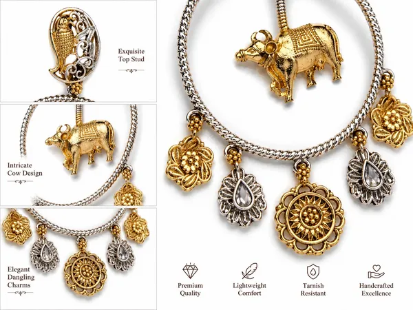 Indian_Shringar_Dual_Tone_Elephant_Hoop_Earrings_|_White_Stone_Boho_Earrings_|_Ethnic_Fusion_Jewelry
