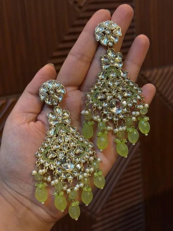 Inayat_Noor_Mint_Green_Chandbali_Earrings