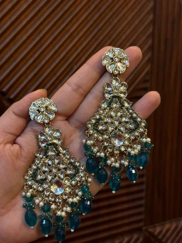 Inayat_Noor_Teal_Green_Chandbali_Earrings