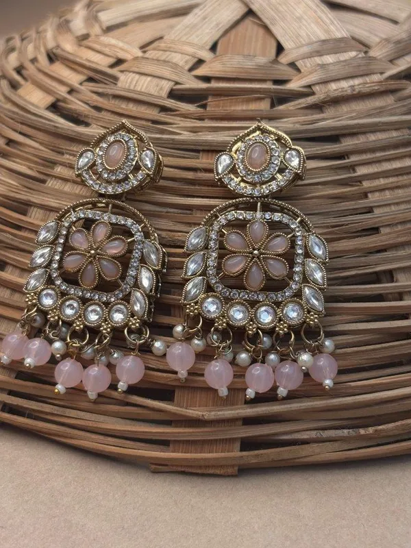 Crimson_Baby_Pink_Kundan_Earrings