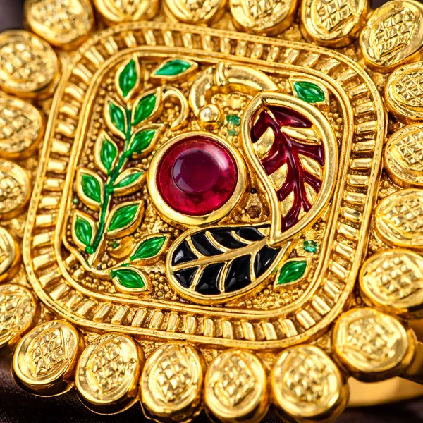 Indian_Shringar_Heritage_Kundan_Meenakari_Ring_|_Designer_Square_Adjustable_Ring_with_Pearl_Border_|_Ethnic_Statement_Jewelry
