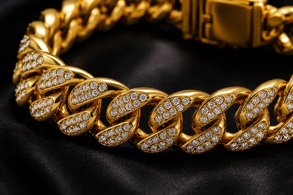 Sparkling_Gold-Tone_Chain_Bracelet_with_Crystal_Accents