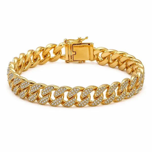 Sparkling_Gold-Tone_Chain_Bracelet_with_Crystal_Accents