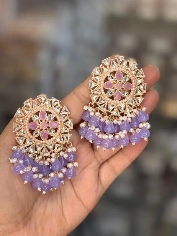 Maharani_Panna_Drop_Lavender_Earrings