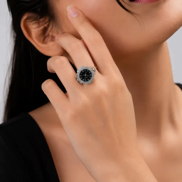 Black_Dial_Rhinestone_Watch_Face_-_Silver_Tone_Quartz_Movement