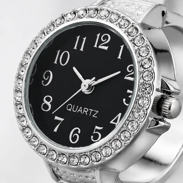 Black_Dial_Rhinestone_Watch_Face_-_Silver_Tone_Quartz_Movement