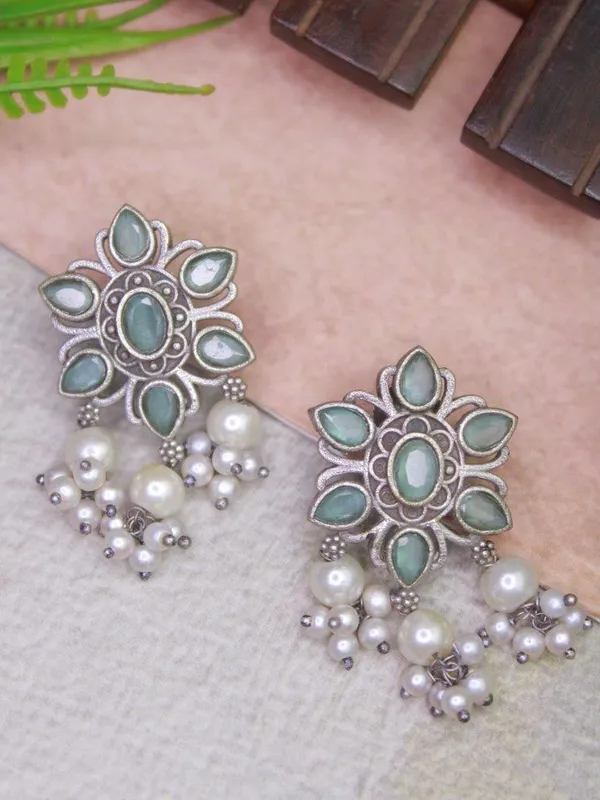 Noorika_Sea_Green_Pearl_Earrings