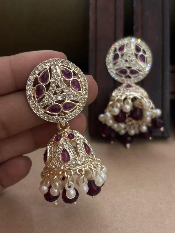 Premium_Ruby_Kundan_Jhumka_Earrings_with_Pearl_Drops_|_Traditional_Bridal_&_Festive_Wear