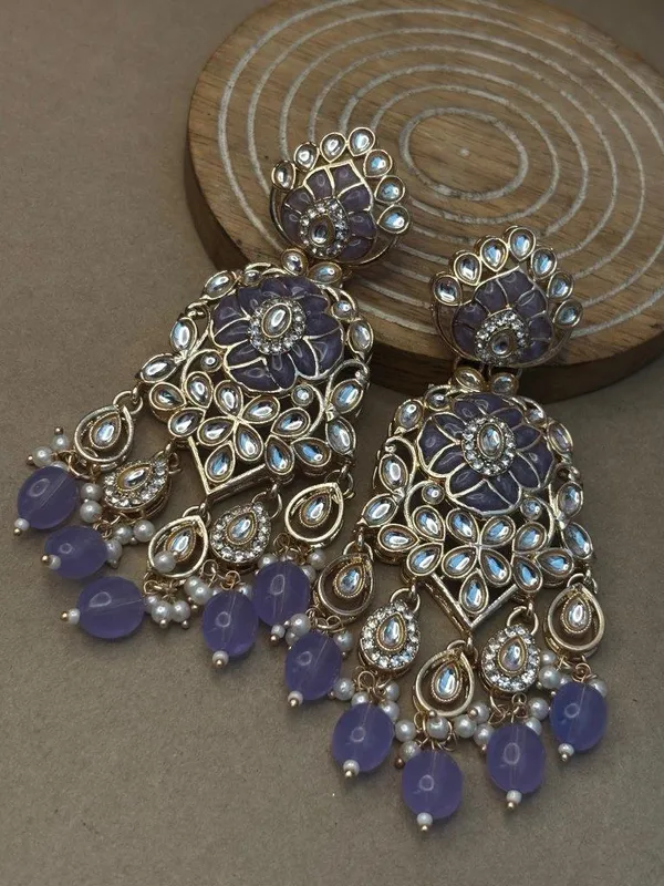 Purple_Noor_Chandbali_Earrings