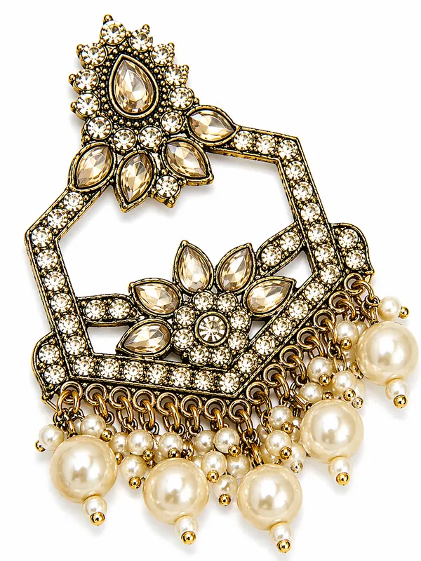 Indian_Shringar_Kundan_Chandbali_Earrings_|_Pearl_White_Bead_Jhalar_Designer_Hexagon_Earrings_|_Bridal_Statement_Jewelry