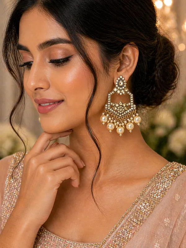 Indian_Shringar_Kundan_Chandbali_Earrings_|_Pearl_White_Bead_Jhalar_Designer_Hexagon_Earrings_|_Bridal_Statement_Jewelry
