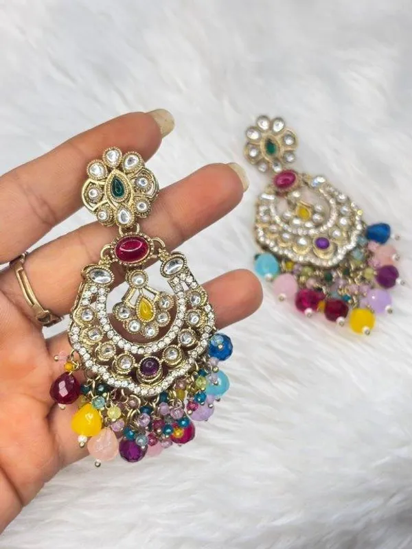 Rajwadi_Multi_Stone_Earrings