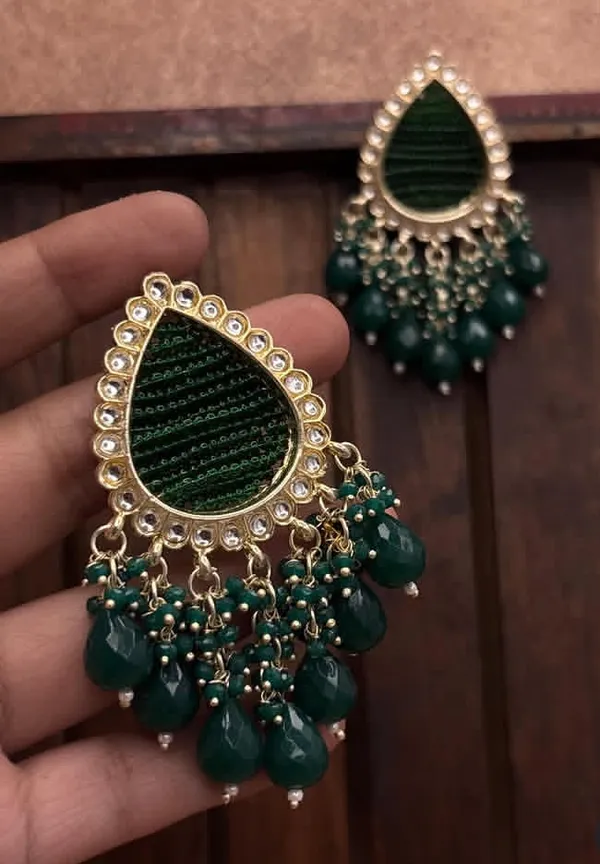 Royal_Green_Dewdrops_Earrings
