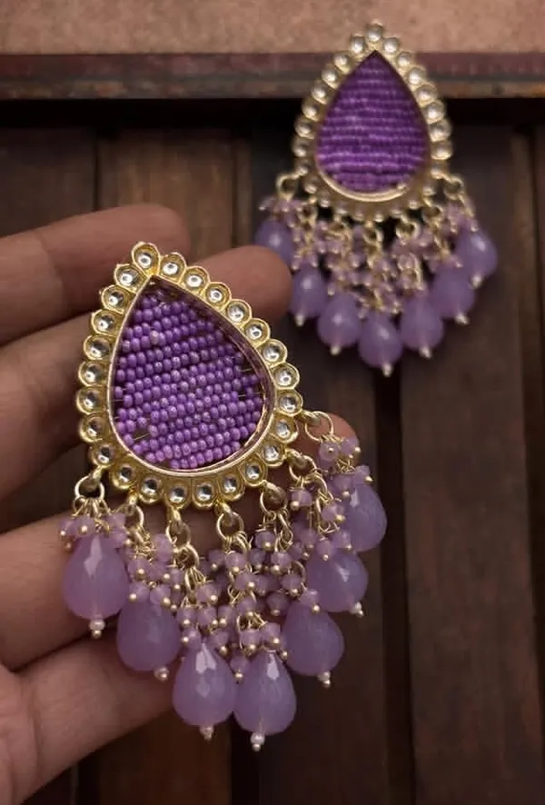 Royal_Lavender_Dewdrops_Earrings