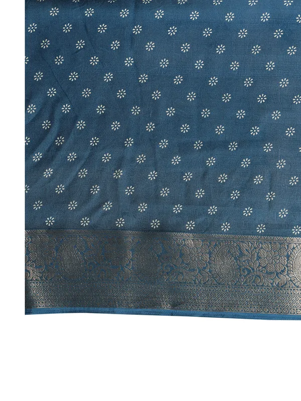 Royal_Steel_Blue_Banarasi_Art_Silk_Saree_with_Traditional_Folk_Motif_Print_&_Rich_Zari_Border