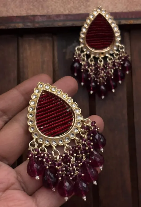 Royal_Wine_Cascade_Earrings