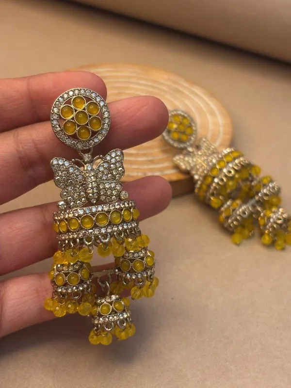 Royal_Yellow_Butterfly_Earrings