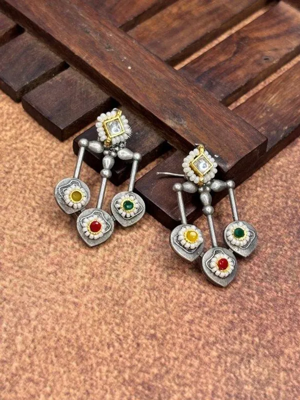 Silver_Replica_Sea_White_Multi_Stone_Designer_Earrings_|_Brass_Ethnic_Statement_Earrings_for_Women