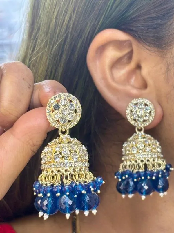 Sitara_Dark_Blue_Sparkle_Earrings