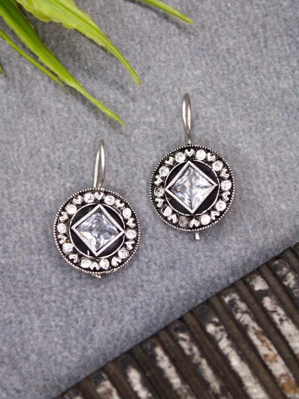 White_Monalisa_Stone_Earrings_for_Women_|_German_Silver_Finish_Brass_Earrings_|_Lightweight_Ethnic_Jewelry_(1.2_Inch)