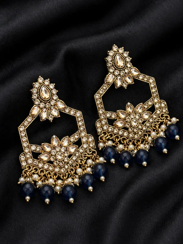 Indian_Shringar_Kundan_Chandbali_Earrings_|_Deep_Blue_Bead_Jhalar_Designer_Hexagon_Earrings_|_Royal_Ethnic_Statement_Jewelry