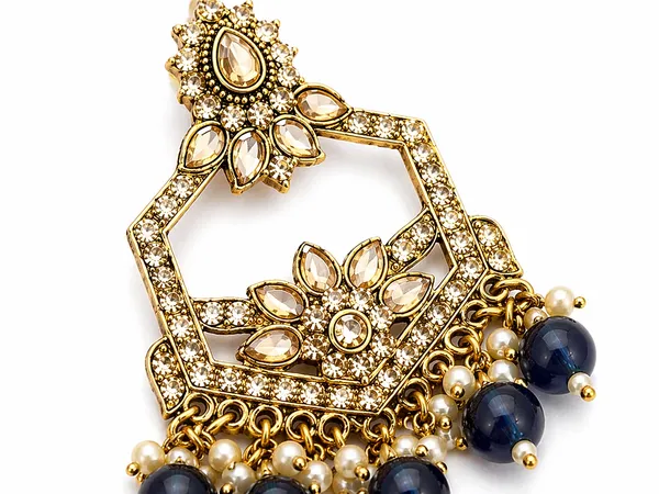 Indian_Shringar_Kundan_Chandbali_Earrings_|_Deep_Blue_Bead_Jhalar_Designer_Hexagon_Earrings_|_Royal_Ethnic_Statement_Jewelry