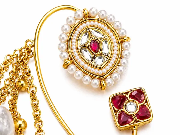Indian_Shringar_Kashmiri_Ear_Cuff_Earrings_|_Gold_Finish_Pearl_Chain_Ear_Wrap_with_Monalisa_Stones_|_Ethnic_Statement_Jewelry