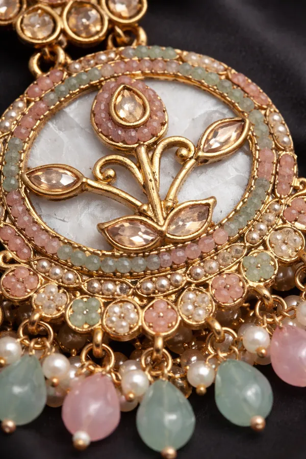 Indian_Shringar_Multi_Kundan_Statement_Earrings_|_MOP_Floral_Design_with_Pearl_Drops_|_Ethnic_Festive_Jewelry