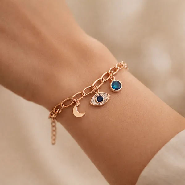 Rose_Gold_Multi-Charm_Bracelet_with_Blue_Crystal_Accents
