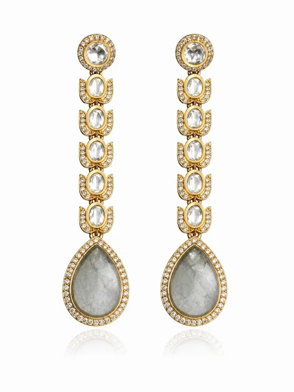 Indian_Shringar_Long_Drop_Golden_Earrings_(White)_|_Elegant_Bridal_&_Party_Wear_Statement_Earrings