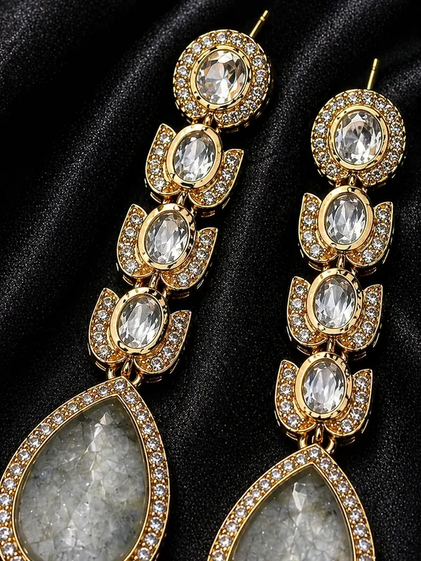 Indian_Shringar_Long_Drop_Golden_Earrings_(White)_|_Elegant_Bridal_&_Party_Wear_Statement_Earrings