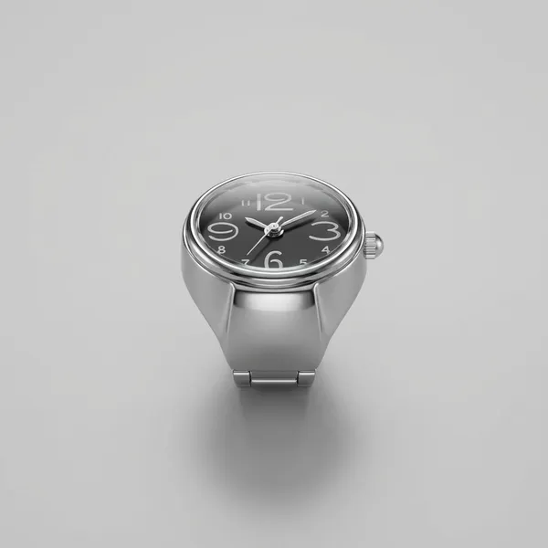 Classic_Analog_Wristwatch_with_Black_Dial_and_Metallic_Strap