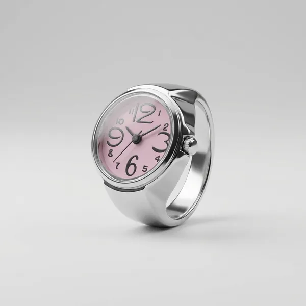 Pink_Dial_Silver-Tone_Watch_Head_with_Arabic_Numerals