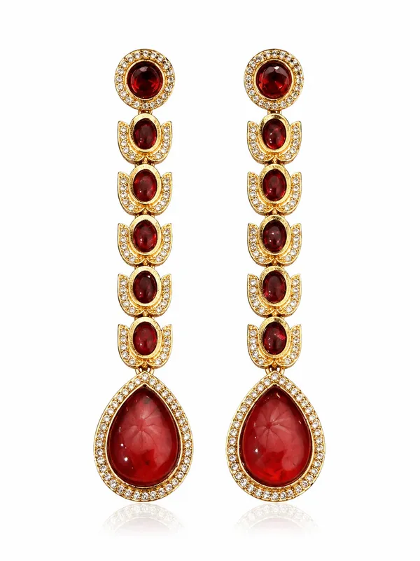 Indian_Shringar_Long_Drop_Golden_Earrings_(Ruby_Red)_|_Bridal_Statement_Earrings_|_Premium_Wedding_Jewelry