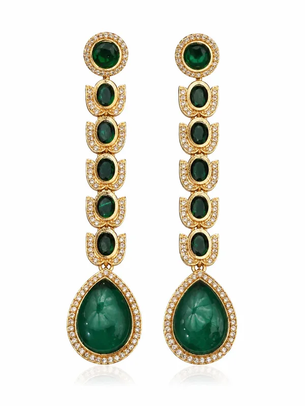 Indian_Shringar_Long_Drop_Golden_Earrings_(Emerald_Green)_|_Statement_Party_&_Wedding_Earrings_|_Premium_Jewelry